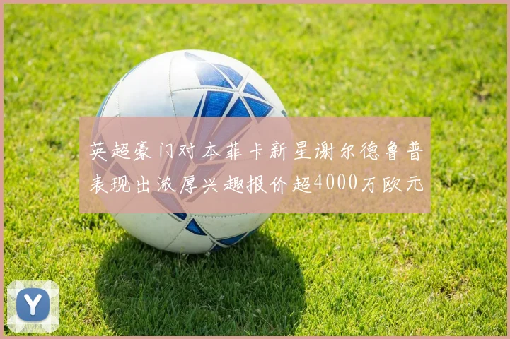 英超豪门对本菲卡新星谢尔德鲁普表现出浓厚兴趣报价超4000万欧元可行